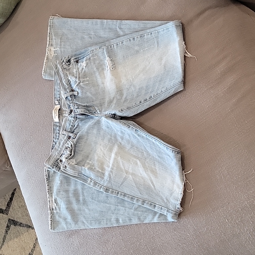 Womens Abercrombie & Fitch emma destruction jeans